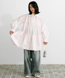 KBF | ティアードバルーンミニワンピース(ワンピース)