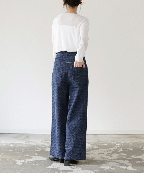 LIAN（リアン）の「グレインツイードデニムパンツ（デニムパンツ・レディース・ブラック/インディゴブルー・SMALL/MEDIUM）」の17枚目の写真