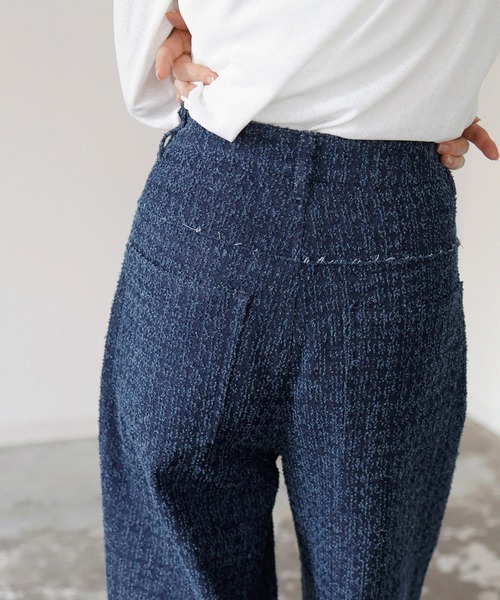 LIAN（リアン）の「グレインツイードデニムパンツ（デニムパンツ・レディース・ブラック/インディゴブルー・SMALL/MEDIUM）」の19枚目の写真