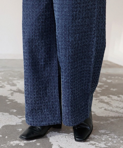 LIAN（リアン）の「グレインツイードデニムパンツ（デニムパンツ・レディース・ブラック/インディゴブルー・SMALL/MEDIUM）」の20枚目の写真