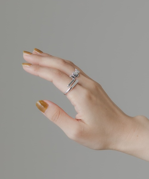 SMELLY（スメリー）の「2セットリング（リング・レディース・シルバー・-）」の4枚目の写真