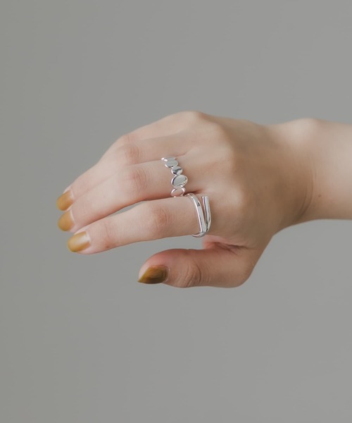 SMELLY（スメリー）の「2セットリング（リング・レディース・シルバー・-）」の3枚目の写真