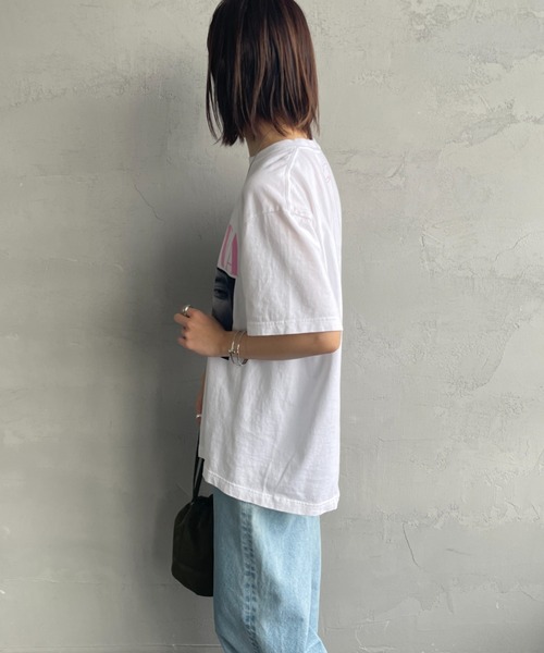 GOOD ROCK SPEED（グッドロックスピード）の「[GOOD ROCK SPEED/グッドロックスピード] 別注 NIRVANA フォトプリントロックTシャツ（Tシャツ/カットソー・レディース・ホワイト・M/L/XL）」の9枚目の写真