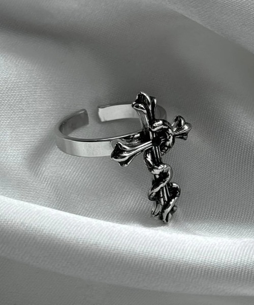 gibous/ギボス/gibous snake cross ring（リング）｜gibous（ギボス）