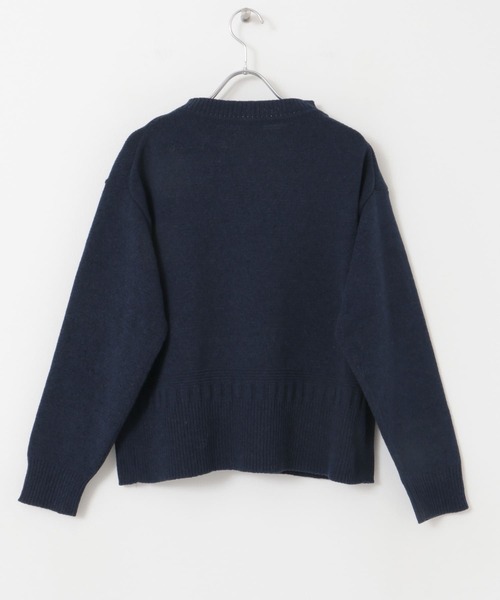 URBAN RESEARCH DOORS(アーバンリサーチドアーズ)の「モールヤーンクルーネックニット(ニット/セーター・レディース・ベージュ/ネイビー/オフホワイト・MEDIUM)」の14枚目の写真