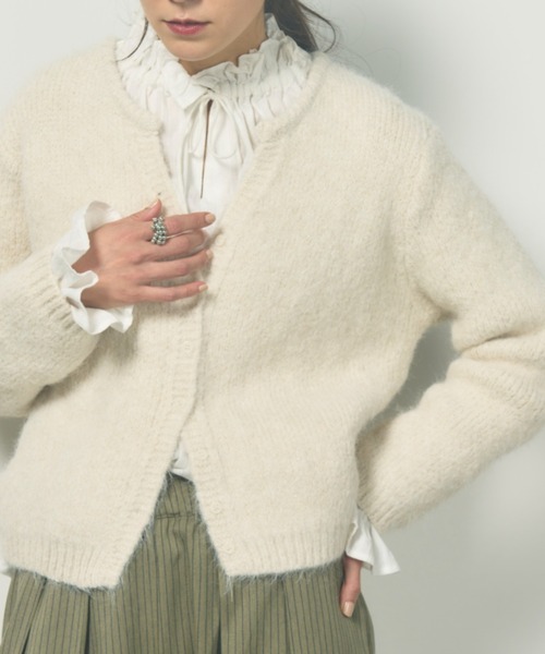 スキッパーデザインカーディガン（カーディガン/ボレロ）｜Libra Cue