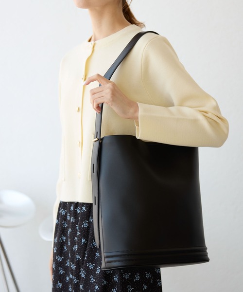 ROPE' PICNIC（ロペピクニック）の「【販売NG】A4対応/マンテルメタルワンハンドルトートバッグ（トートバッグ・レディース・グレー/ホワイト/ブラック・FREE）」の5枚目の写真