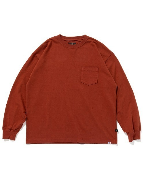 MAGIC NUMBER（マジック ナンバー）の「【MAGIC NUMBER】 STOCK LOGO US COTTON L/S T-SHIRT ストックロゴユーエスコットンロングスリーブティーシャツ（Tシャツ/カットソー・メンズ・バーガンディー/グリーン/ネイビー/オフホワイト・MEDIUM/LARGE/X-LARGE）」の9枚目の写真
