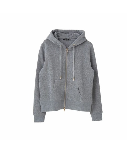 aquagarage（アクアガレージ）の「ダブルジップベーシックパーカー（パーカー・レディース・ライトグレー/ブラック/チャコール/オフホワイト・M1/L2/M2/L1）」の12枚目の写真