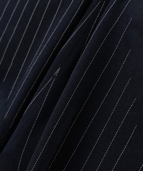 ROSE BUD（ローズバッド）の「(CREOLME)ピンストライプサロペット（サロペット/オーバーオール・レディース・ネイビー/グレー・S/M）」の3枚目の写真