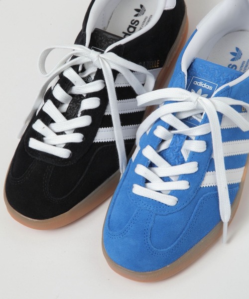 adidas（アディダス）の「【adidas(アディダス)】GAZELLEINDOOR(WOMENS)（スニーカー・レディース・ブラック/ブルー・MEDIUM/LARGE）」の17枚目の写真