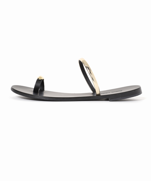 journal standard L'essage（ジャーナルスタンダードレサージュ）の「《追加》【ELENA LAINA /エレナ ライナ】トングサンダル（サンダル・レディース・ゴールド・36/37/38/39）」の4枚目の写真