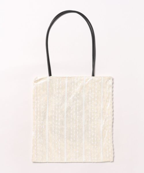 tone(トーン)の「Liaa/ベロア レース 刺繍 トートバッグ A18553(トートバッグ・レディース・その他1/その他4/その他2/その他3/その他5/その他6/その他7/その他9/その他8/その他10・FREE)」の11枚目の写真