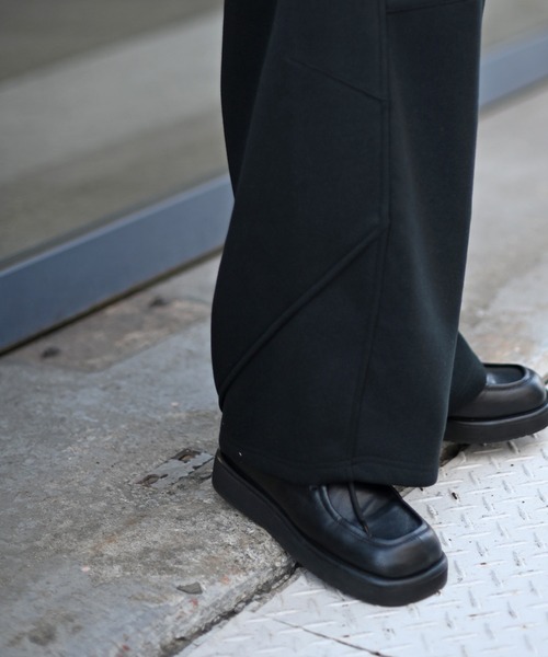 Marient（マリエント）の「カットワークカーブスウェットPT（スウェットパンツ・レディース・グレー/ブラック・FREE）」の21枚目の写真