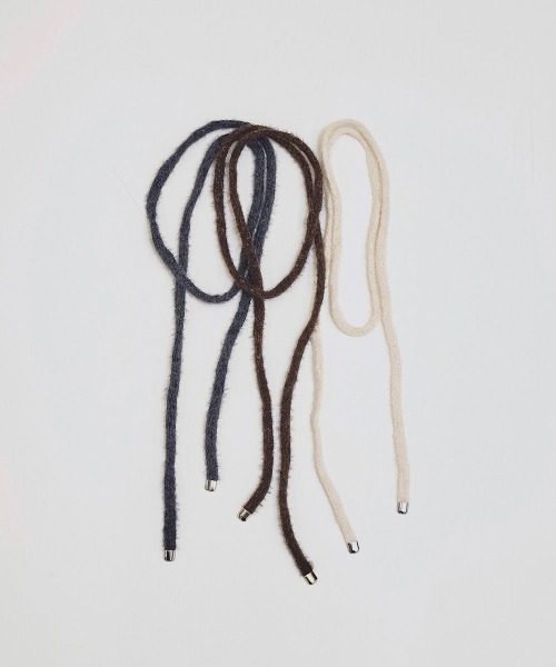 TODAYFUL（トゥデイフル）の「TODAYFUL　Knit Ribbon Choker ニットリボンチョーカー/12520905（チョーカー・レディース・キナリ/チョコ/グレー・ONE SIZE）」の6枚目の写真