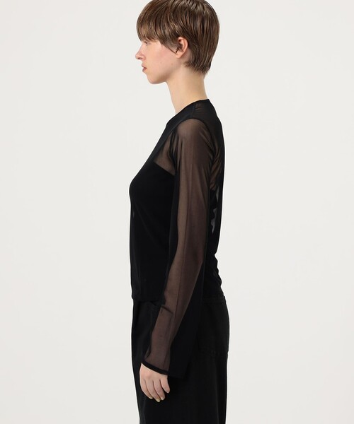 SIMONE WILD(シモーネワイルド)の「Simone Wild Easy Long Sleeve(Tシャツ/カットソー・レディース・ブラック・S)」の4枚目の写真
