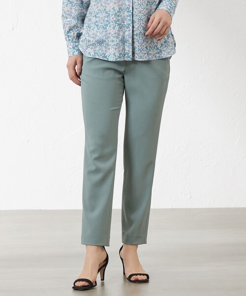 amaca（アマカ）の「リリーワルツテーパードパンツ（その他パンツ・レディース・ベージュ/ダークネイビー/ブルー系その他4/グリーン系その他5・38/40/36）」の14枚目の写真