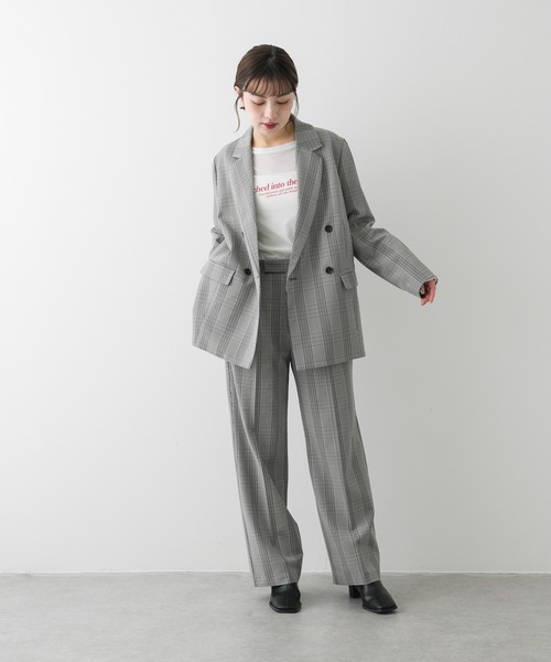 SENSE OF PLACE by URBAN RESEARCH（センスオブプレイスバイアーバンリサーチ）の「ルーズロゴシアーT（Tシャツ/カットソー・レディース・オフホワイト/チャコールグレー/ライトブルー・ONE）」の17枚目の写真