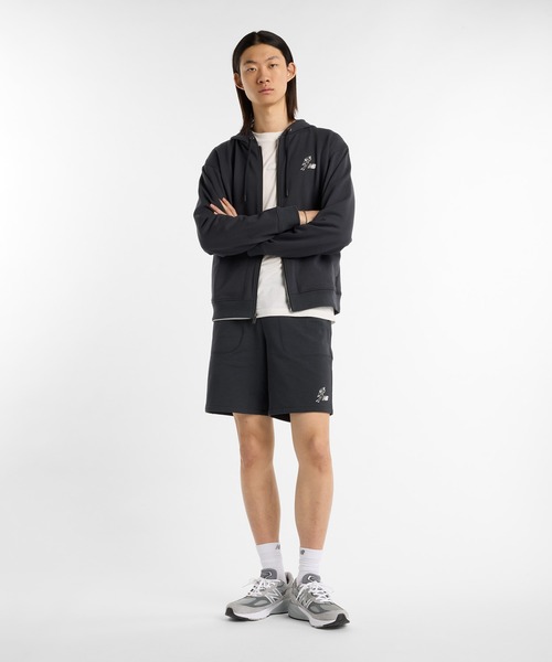 NEW BALANCE(ニューバランス)の「大谷翔平 フレンチテリーショーツ9インチ(その他パンツ・メンズ・ブラック/ベージュ・XX-LARGE/X-LARGE/LARGE/MEDIUM/SMALL)」の9枚目の写真