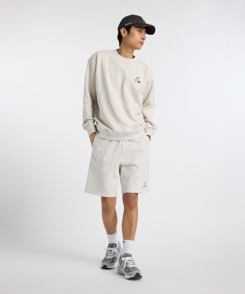 NEW BALANCE(ニューバランス)の「大谷翔平 フレンチテリーショーツ9インチ(その他パンツ・メンズ・ブラック/ベージュ・XX-LARGE/X-LARGE/LARGE/MEDIUM/SMALL)」の16枚目の写真