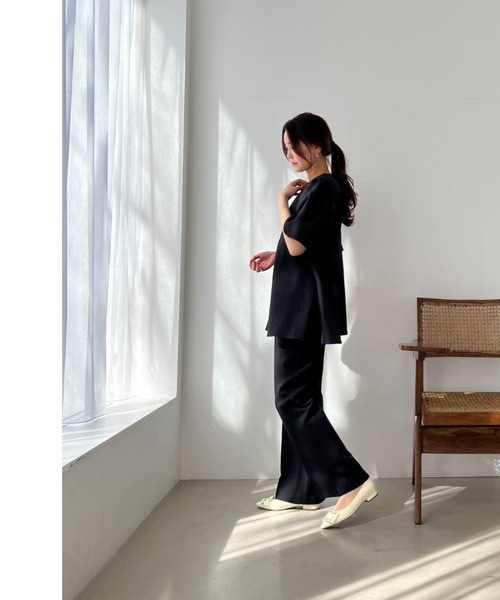 MISCH MASCH(ミッシュマッシュ)の「ZOZO限定 バルーンスリーブペプラムブラウス(シャツ/ブラウス・レディース・ベージュ/ブラック/ホワイト・フリ-)」の10枚目の写真