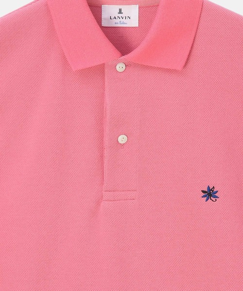 LANVIN en Bleu（ランバンオンブルー）の「【LANVIN en Bleu ESSENTIAL】COLBERT / ヘビーピケ カラーポロシャツ（ポロシャツ・メンズ・ライトイエロー/カーキ/ピンク・SMALL/MEDIUM/LARGE/X-LARGE/XX-LARGE）」の9枚目の写真