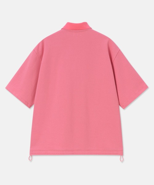 LANVIN en Bleu（ランバンオンブルー）の「【LANVIN en Bleu ESSENTIAL】COLBERT / ヘビーピケ カラーポロシャツ（ポロシャツ・メンズ・ライトイエロー/カーキ/ピンク・SMALL/MEDIUM/LARGE/X-LARGE/XX-LARGE）」の6枚目の写真