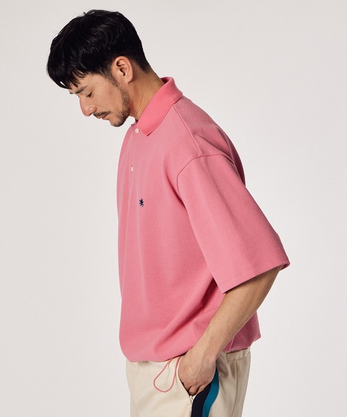 LANVIN en Bleu（ランバンオンブルー）の「【LANVIN en Bleu ESSENTIAL】COLBERT / ヘビーピケ カラーポロシャツ（ポロシャツ・メンズ・ライトイエロー/カーキ/ピンク・SMALL/MEDIUM/LARGE/X-LARGE/XX-LARGE）」の22枚目の写真