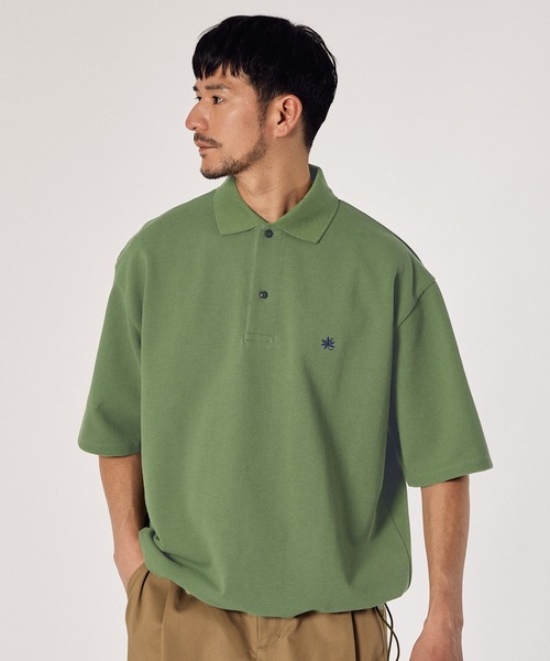 未使用品LANVIN SPORT ポロシャツ 42 クリームカラーブルー 未使用品LANVIN SPORT ポロシャツ 42 クリームカラーブルー