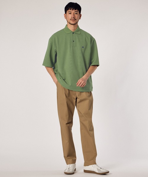 LANVIN en Bleu（ランバンオンブルー）の「【LANVIN en Bleu ESSENTIAL】COLBERT / ヘビーピケ カラーポロシャツ（ポロシャツ・メンズ・ライトイエロー/カーキ/ピンク・SMALL/MEDIUM/LARGE/X-LARGE/XX-LARGE）」の17枚目の写真