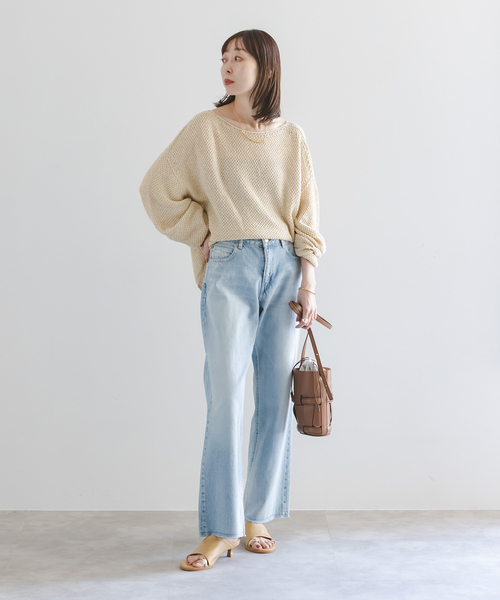SERGE de bleu(サージ)の「SERGE/サージ EMMA(ブルー)(デニムパンツ・レディース・サックスブルー・23/24/25/26)」の13枚目の写真