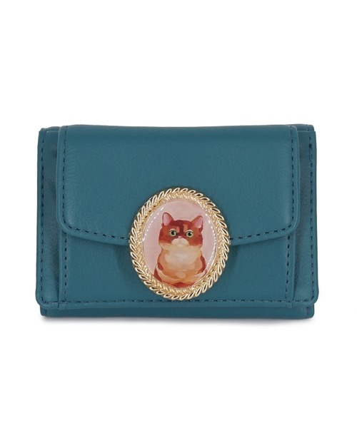 ポール ＆ ジョー アクセソワ ミニ財布 ＜キャット・ブローチ＞（財布