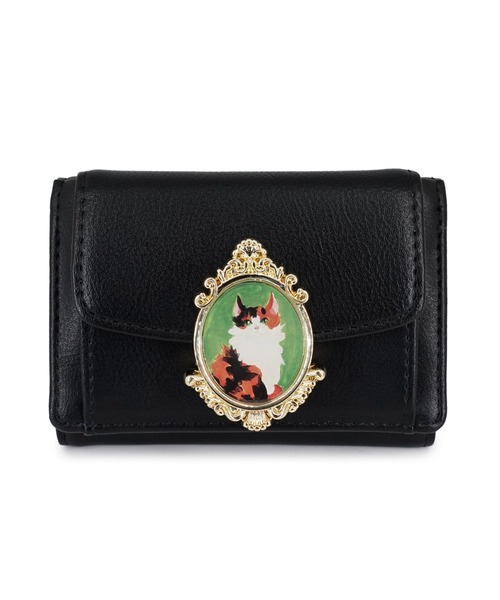 ポール ＆ ジョー アクセソワ ミニ財布 ＜キャット・ブローチ