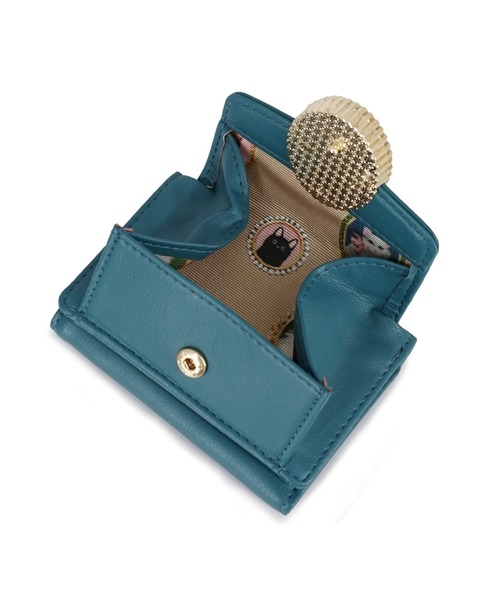 ポール ＆ ジョー アクセソワ ミニ財布 ＜キャット・ブローチ＞（財布