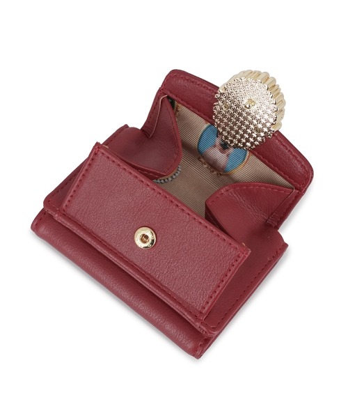 ポール ＆ ジョー アクセソワ ミニ財布 ＜キャット・ブローチ＞（財布