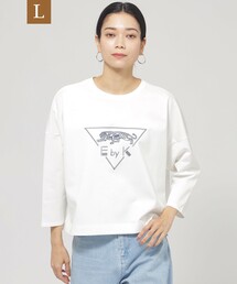 EVEX by KRIZIA（エヴェックスバイクリツィア）の「【L】【ウォシャブル】イニシャルパンサープリントカットソー（Tシャツ/カットソー）」