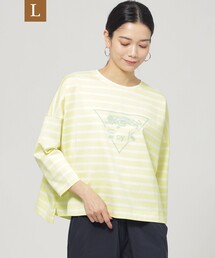 【L】【ウォシャブル】イニシャルパンサープリントカットソー