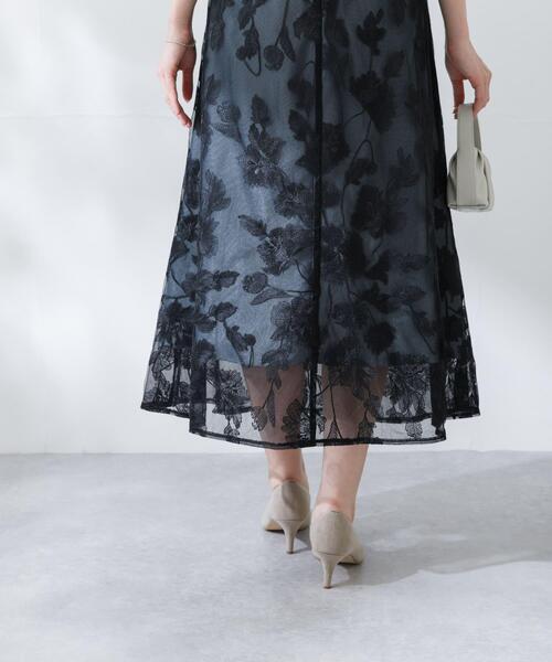 URBAN RESEARCH ROSSO WOMEN(アーバンリサーチ ロッソ)の「エンブロイダリードレス(ワンピース・レディース・ブラック/グリーン系その他・FREE)」の17枚目の写真