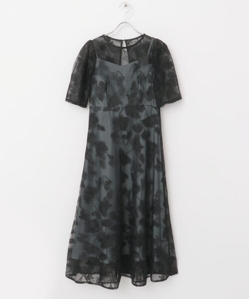 URBAN RESEARCH ROSSO WOMEN(アーバンリサーチ ロッソ)の「エンブロイダリードレス(ワンピース・レディース・ブラック/グリーン系その他・FREE)」の10枚目の写真