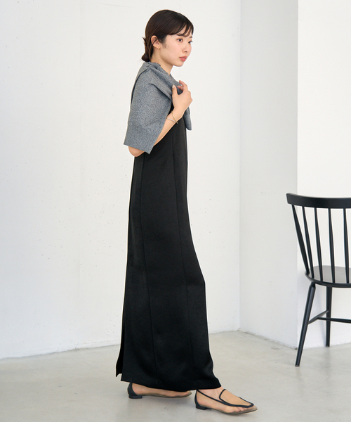 セール】ダブルサテン キャミワンピース（ワンピース）｜IENA（イエナ