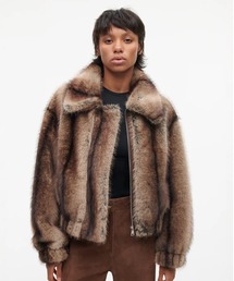 STUDIO AR（スタジオエーアール）の「【STUDIO AR】LUCY フェイクファージャケット（その他アウター）」