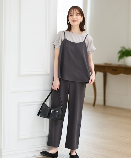 サロペット・オーバーオール・オールインワン maison celon bare top linen jumpsuits maison celon bare top linen jumpsuits