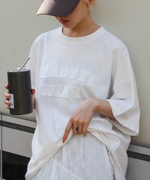 貼付ロゴBIG Tシャツ