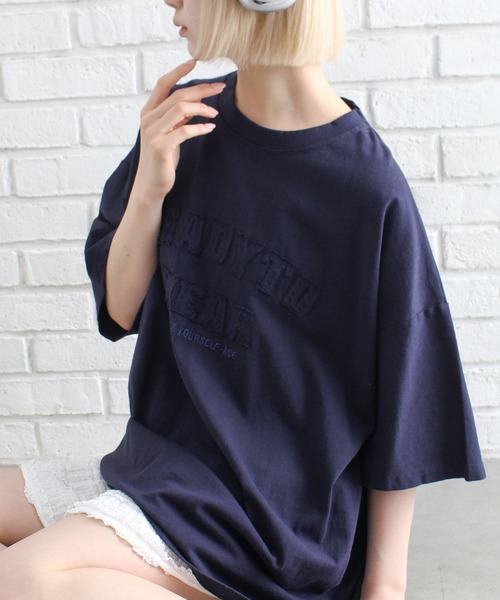 セール】貼付ロゴBIG Tシャツ（Tシャツ/カットソー）｜SpRay