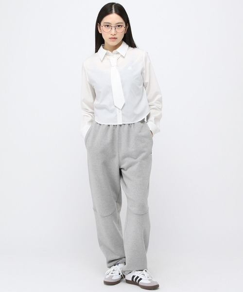 3.3 Field Trip （3.3フィールドトリップ）の「3.3Field Trip／タイツキショートシャツ（シャツ/ブラウス・レディース・ブルー/ホワイト・FREE）」の8枚目の写真