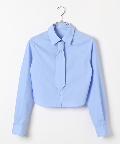 3.3 Field Trip （3.3フィールドトリップ）の「3.3Field Trip／タイツキショートシャツ（シャツ/ブラウス・レディース・ブルー/ホワイト・FREE）」の13枚目の写真