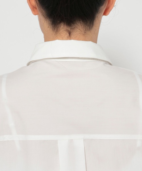 3.3 Field Trip （3.3フィールドトリップ）の「3.3Field Trip／タイツキショートシャツ（シャツ/ブラウス・レディース・ブルー/ホワイト・FREE）」の20枚目の写真