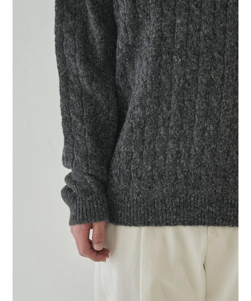 Buyeeページ (2件) セール】ポロニット バイカラー ケーブルニット ユニセックス