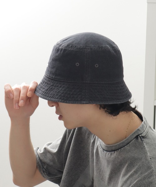 Lee（リー）の「【Lee/リー】 LE 10OZ DENIM BUCKET HAT / デニム バケット ハット（ハット・メンズ・ブラック/ライトブルー/ネイビー・58cm）」の18枚目の写真