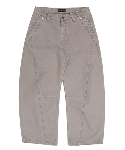 MASONPRINCE（メイソンプリンス）の「ワイドシルエット ヴィンテージ加工 シミターパンツ XXK4330【MASONPRINCE】（その他パンツ・メンズ・ライトグレー/カーキ・L/M/S）」の18枚目の写真